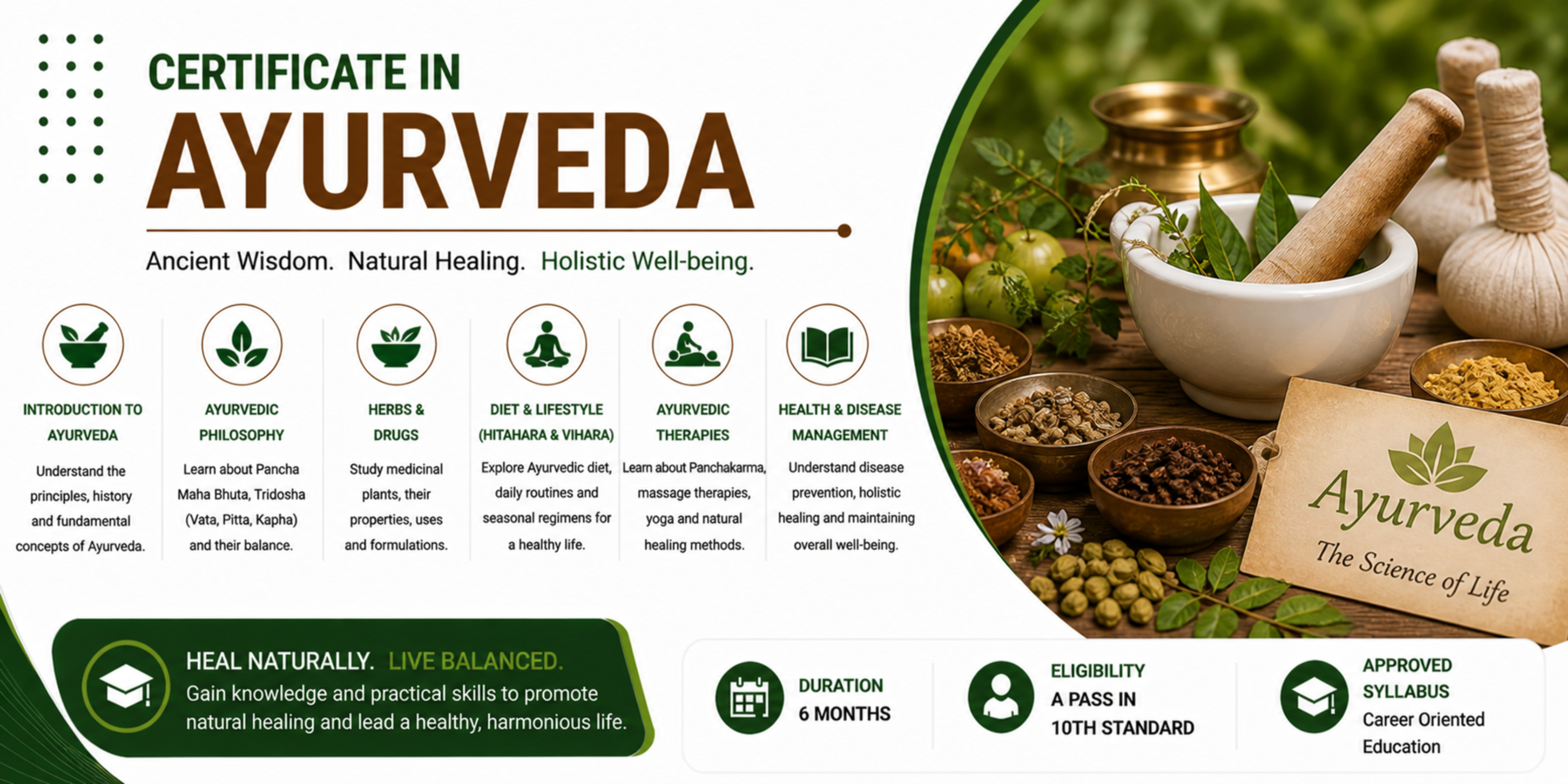 Certificate in Ayurveda in Coimbatore